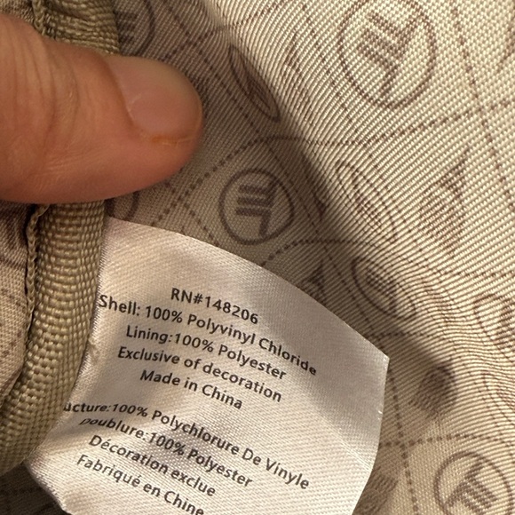 NWT London Fog/ Forever Fashion Laney Double Handle Shopper Oxblood - Picture 6 of 12